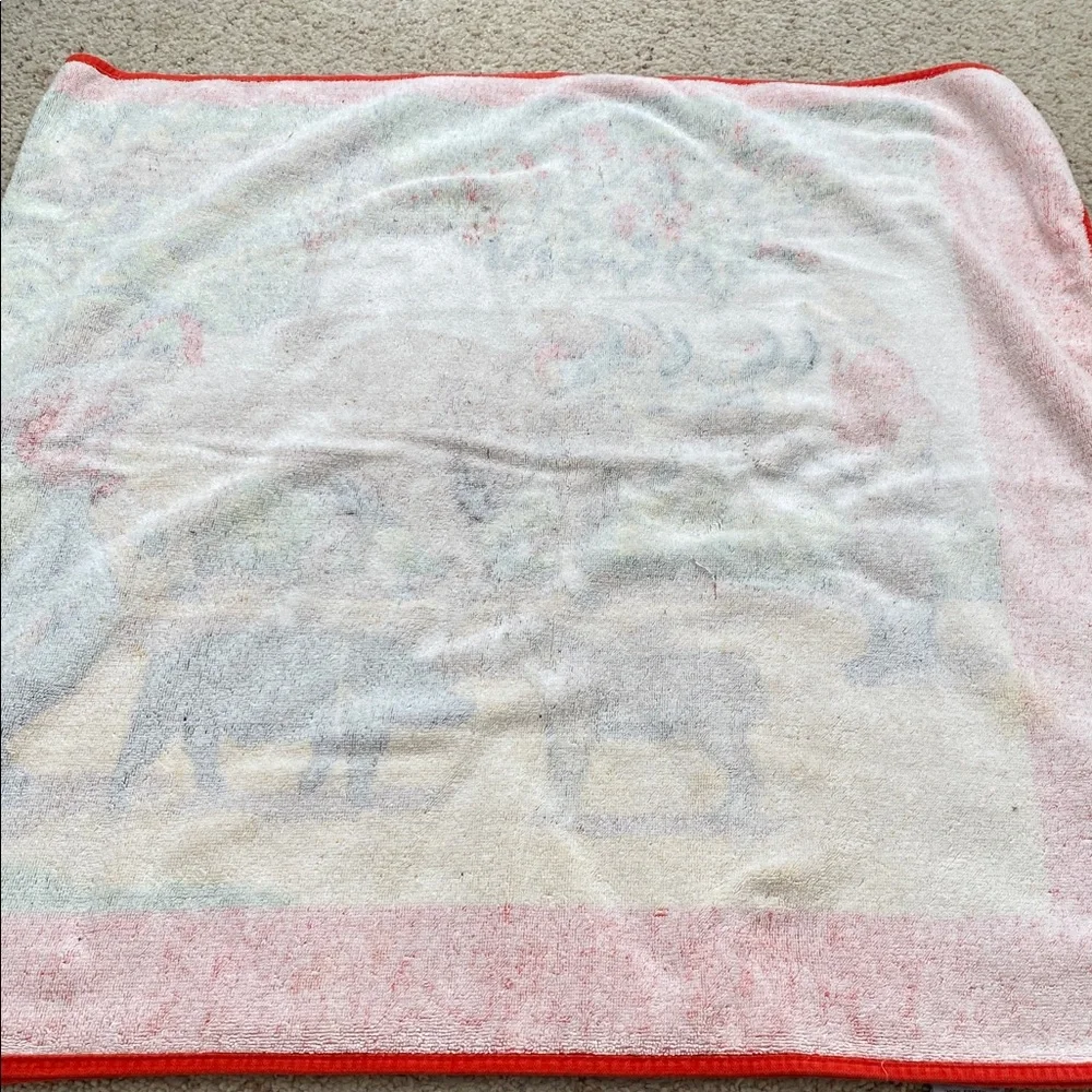 Vintage Hilasal Beach Towel. Made in El Salvador.